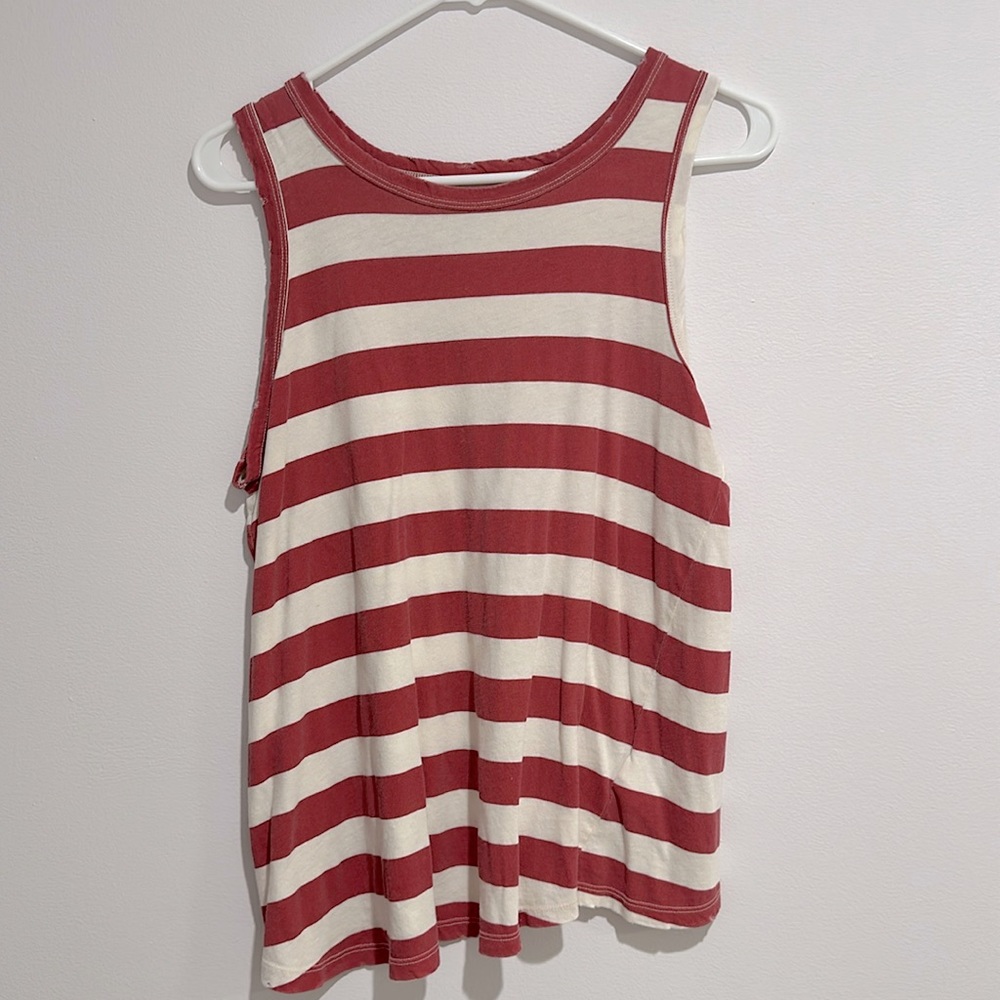Current/Elliott, stopped, cotten, split back tank. Size 2.